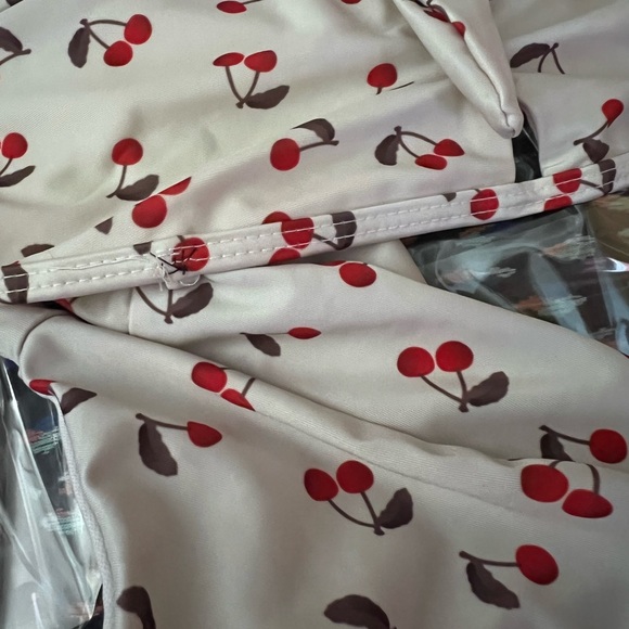 Bikini Bundle! Cherry 🍒 Bandeau Bikini set plus extra top - Picture 5 of 6